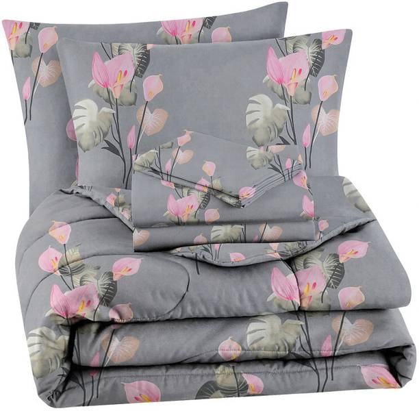 VAS COLLECTIONS Printed Double Quilt for  Heavy Winter