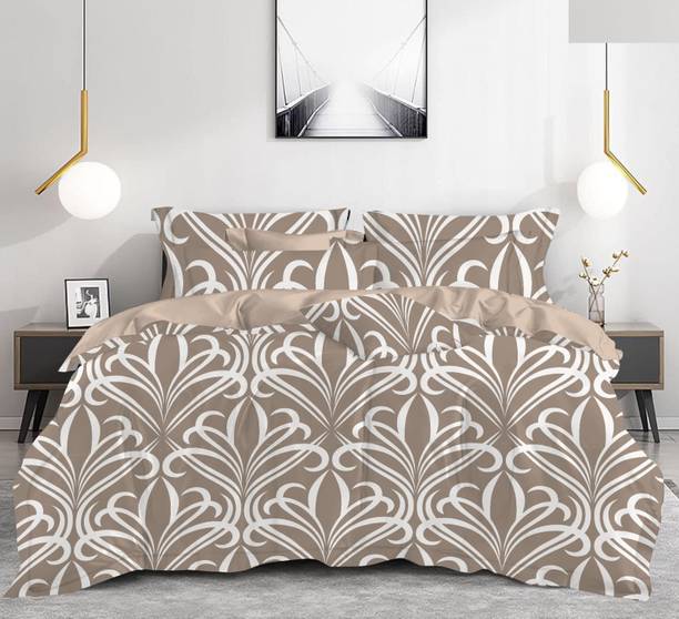 KARIDH Cotton Double King Sized Bedding Set