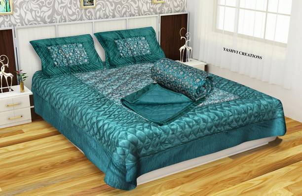 URBAN HAAT Satin King Sized Bedding Set