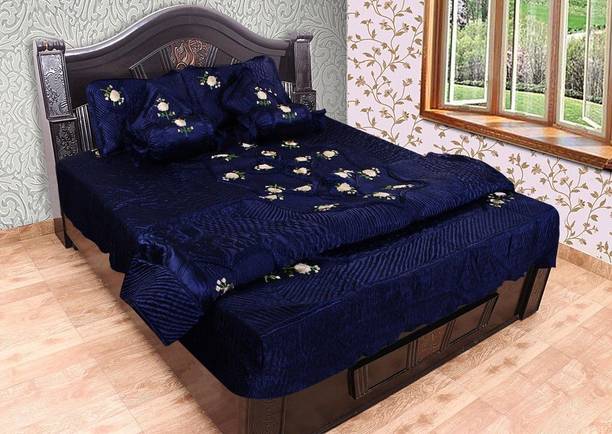 URBAN HAAT Satin Double King Sized Bedding Set