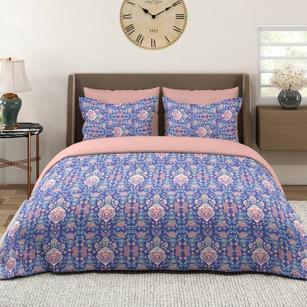 Layers 144 TC Cotton Double Paisley Flat Bedsheet