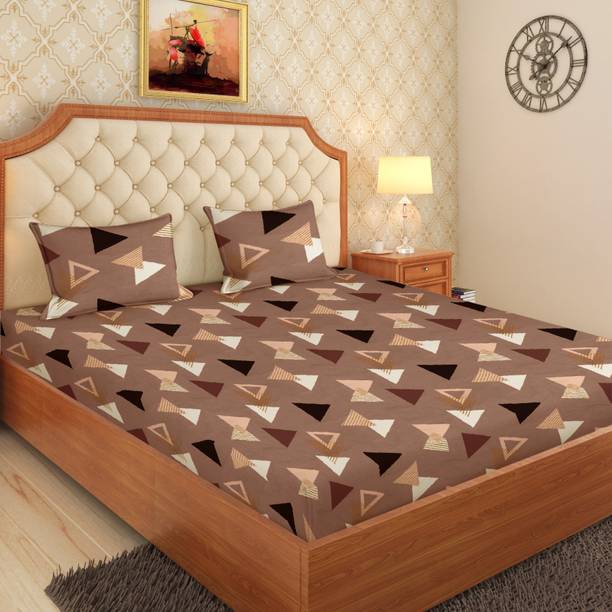 Moca by Monte Carlo 120 TC माइक्रोफ़ाइबर प्रिंटेड बेडशीट