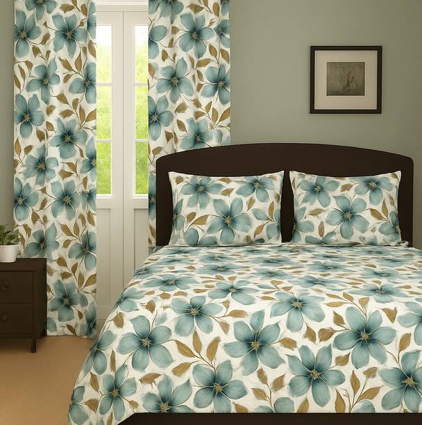 Flipkart SmartBuy 144 TC Microfiber Double Printed Flat Bedsheet