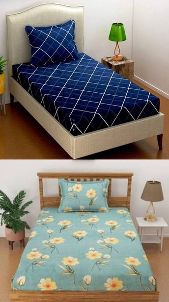 CREATURE Cotton Single Flat 220 TC Printed Bedsheet