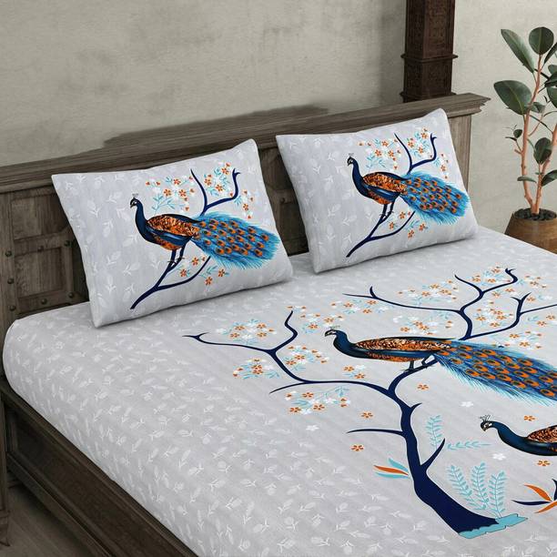 Poorak 144 TC बेडशीट