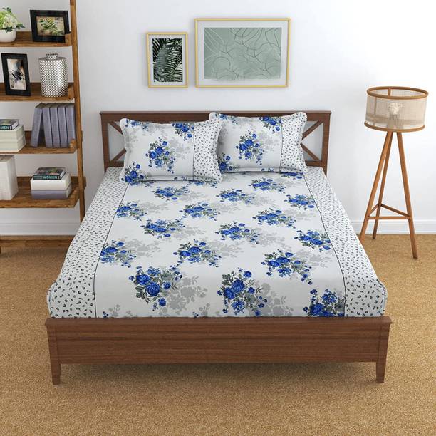 HIDECOR 250 TC Polycotton, Microfiber Double Printed Flat Bedsheet