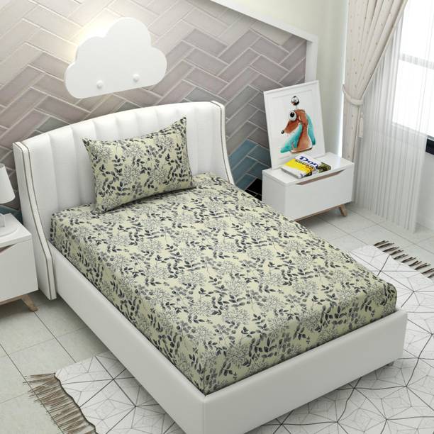 HIDECOR 250 TC Microfiber Single Printed Flat Bedsheet