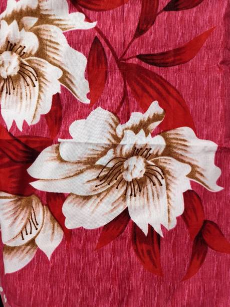 SP TRADRS Cotton Double Flat 144 TC Floral 2 Summer Bedsheets with 2 Pillow Covers