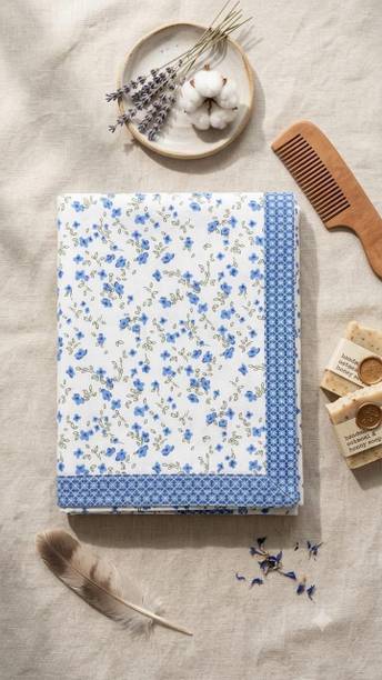 Cotton Single Flat 210 TC Floral 2 Summer Bedsheets