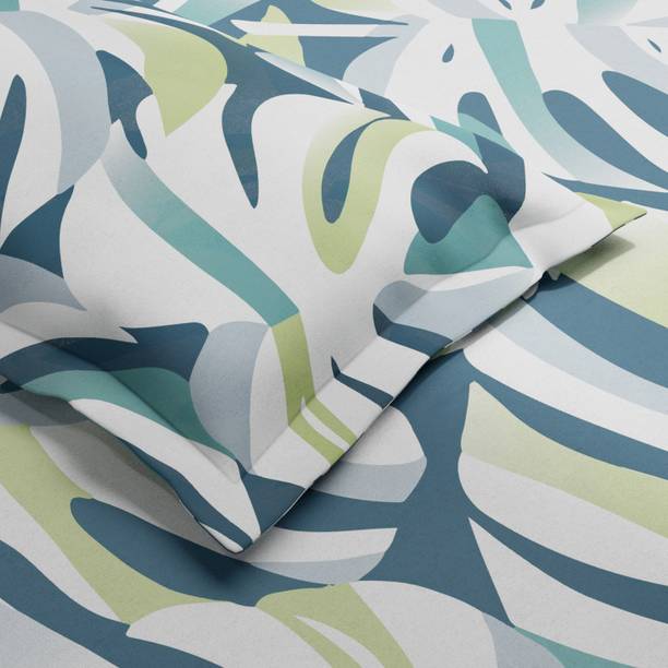 haus & kinder 144 TC Cotton Double Printed Flat Bedsheet