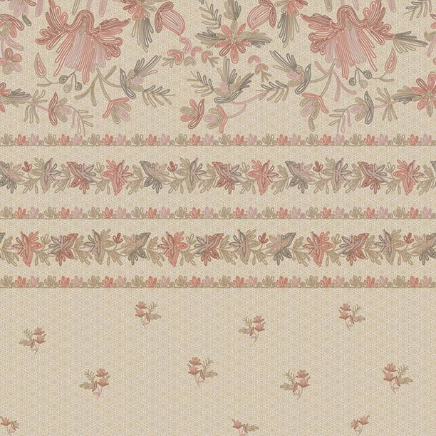 SPACES Cotton King Flat 210 TC Floral 1 Bedsheet with 2 Pillow Covers