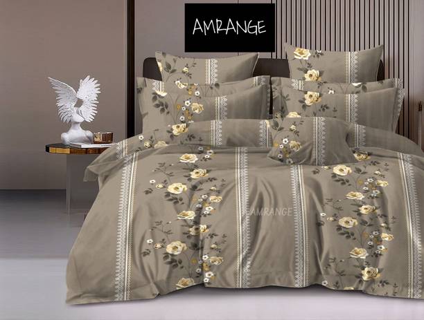 Amrange Cotton King Flat 230 TC Printed Bedsheet