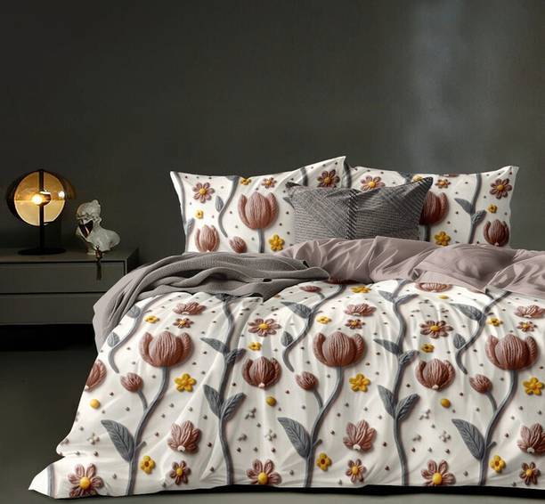 Giftengoods Cotton, Microfiber Double, Queen, King Fitt...