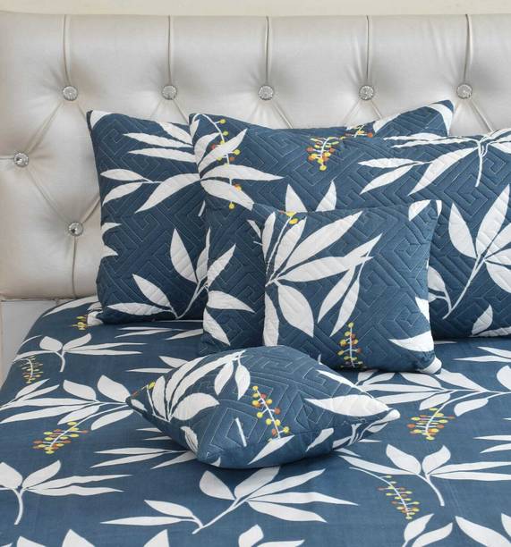 EVERLUSH Cotton King Flat 300 TC Printed Bedsheet