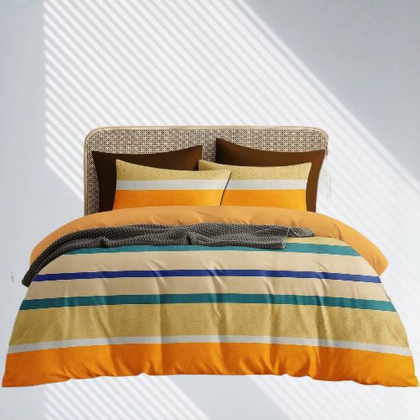 CREATURE Cotton Double Flat 260 TC Printed Bedsheet