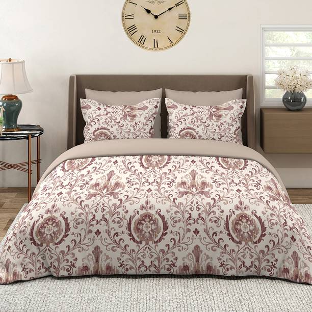 Layers 144 TC Cotton Double Paisley Flat Bedsheet