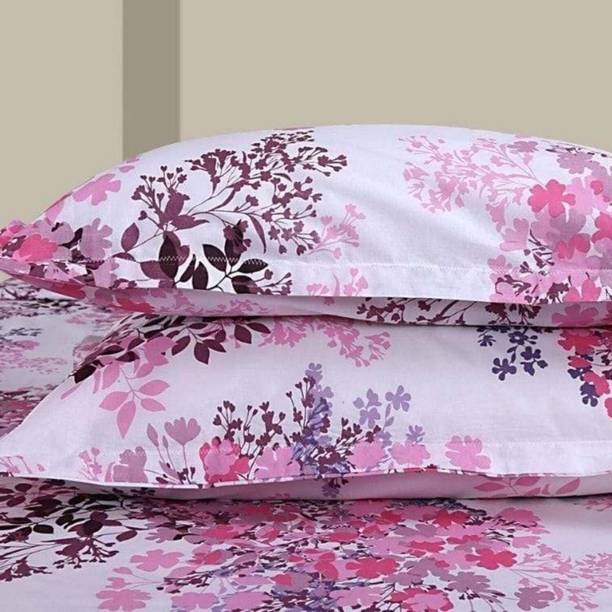 haus & kinder 186 TC Cotton King Printed Flat Bedsheet