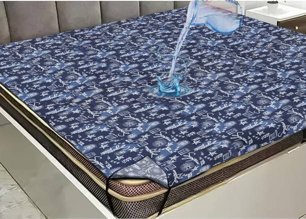 RELOOK INDUSTRIES PVC Double Fitted (Elastic) 120 TC Pr...