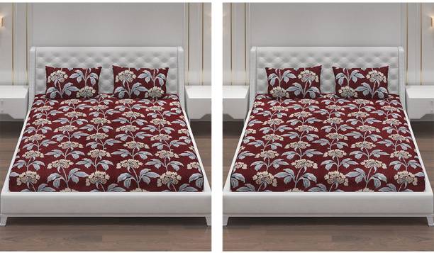 Moca by Monte Carlo 120 TC Microfiber Double Printed Flat Bedsheet