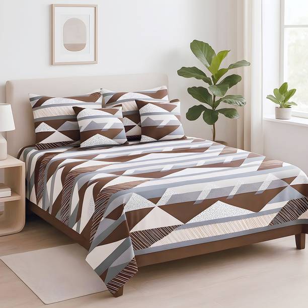 Flipkart SmartBuy 144 TC Microfiber Double Printed Flat Bedsheet