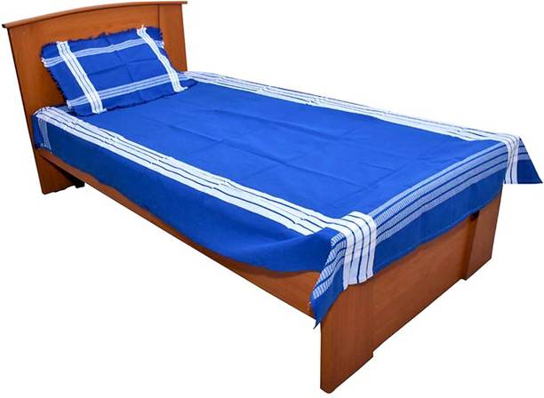 IXORA Cotton Single Flat 70 TC Solid Bedsheet