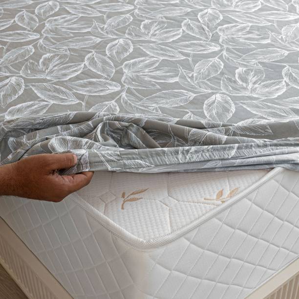 HOMEMONDE 210 TC कॉटन प्रिंटेड बेडशीट