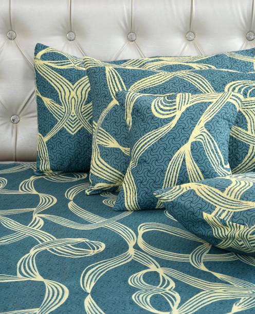 NCS 300 TC Cotton Double Printed Flat Bedsheet