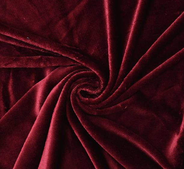 CRAFTEAL Velvet King Fitted (Elastic) 300 TC Solid 1 Bedsheet with 2 Pillow Covers