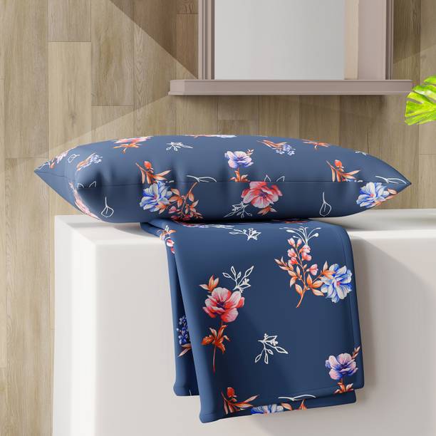 Layers 144 TC Cotton Single Printed Flat Bedsheet