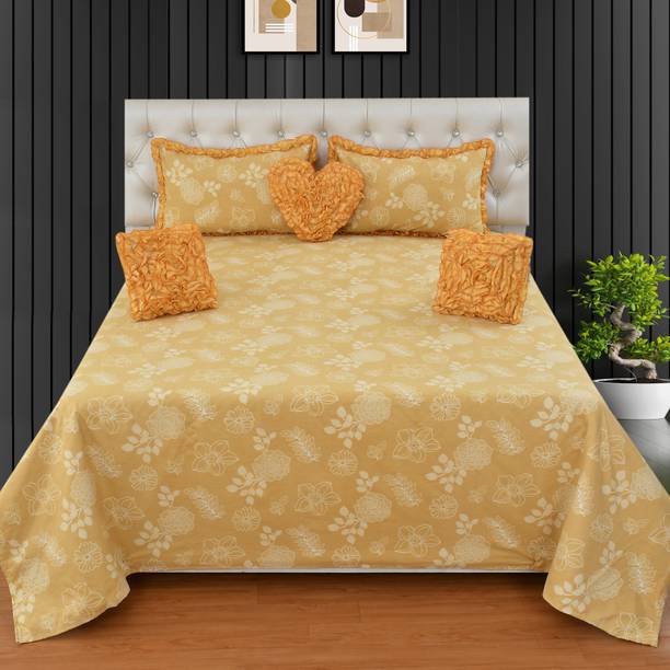 BEDCOUDRE Cotton King Sized Bedding Set