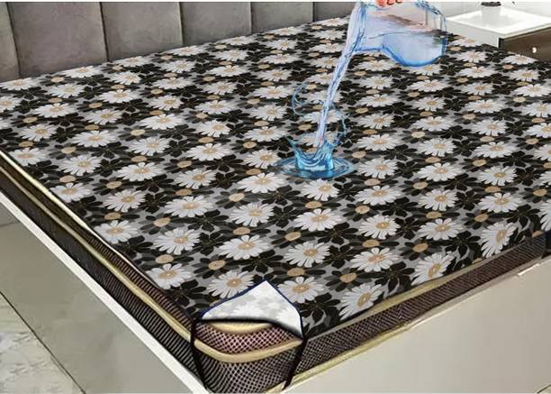 RELOOK INDUSTRIES PVC Double Fitted (Elastic) 120 TC Pr...
