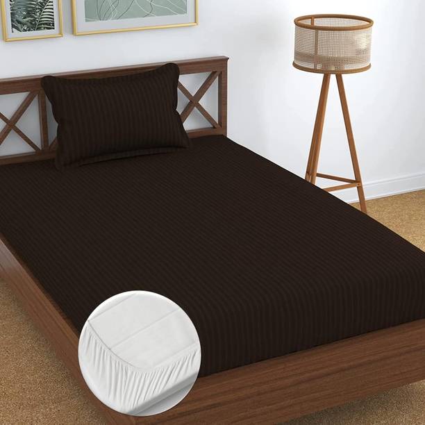 uranus niyafab Polycotton Single Fitted (Elastic) 200 T...