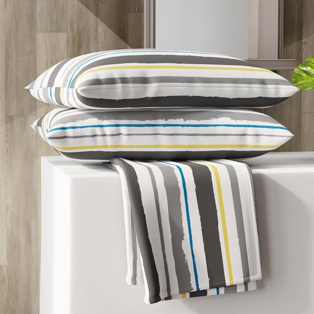 Layers 225 TC Cotton Blend Double Printed Flat Bedsheet