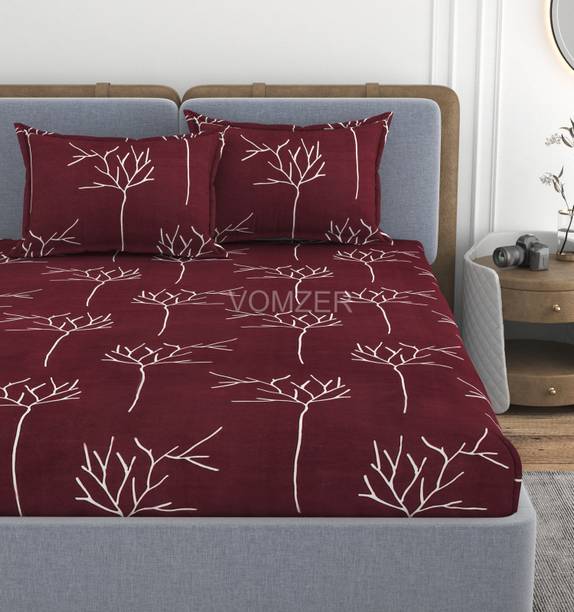 EVERLUSH Cotton King Fitted (Elastic) 240 TC Printed 1 ...