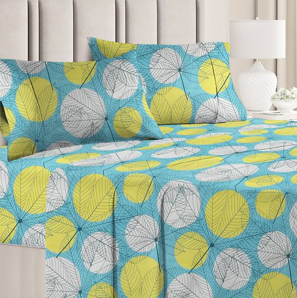 Flipkart SmartBuy 180 TC Cotton Double Printed Flat Bedsheet
