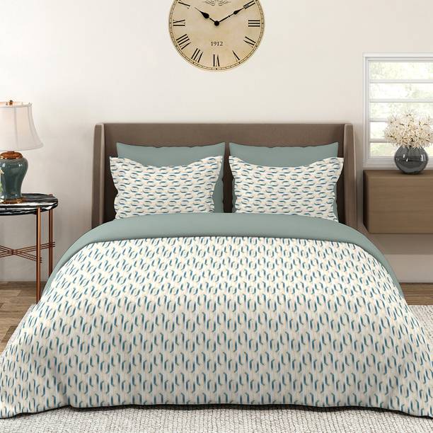 Layers 144 TC Cotton Double Printed Flat Bedsheet