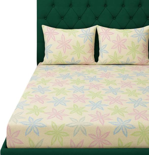Urban Basics Polycotton Queen Flat 300 TC Abstract Bedsheet