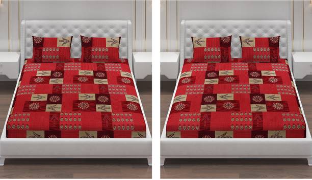 Moca by Monte Carlo 120 TC Microfiber Double Printed Flat Bedsheet