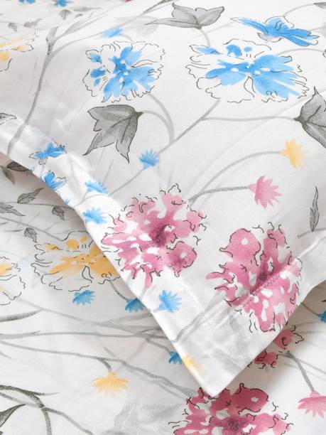 haus & kinder 186 TC Cotton King Printed Flat Bedsheet