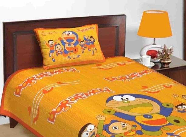 KAANY FAB 144 TC Cotton Single Cartoon Flat Bedsheet