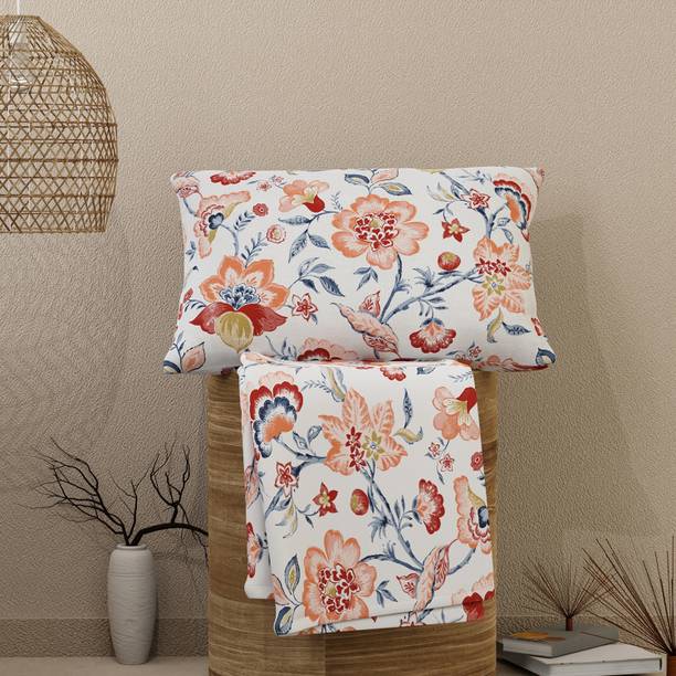Layers 144 TC Cotton Single Printed Flat Bedsheet