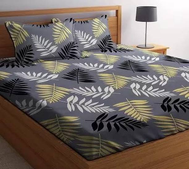 ANIKET 180 TC Polycotton Double Printed Flat Bedsheet