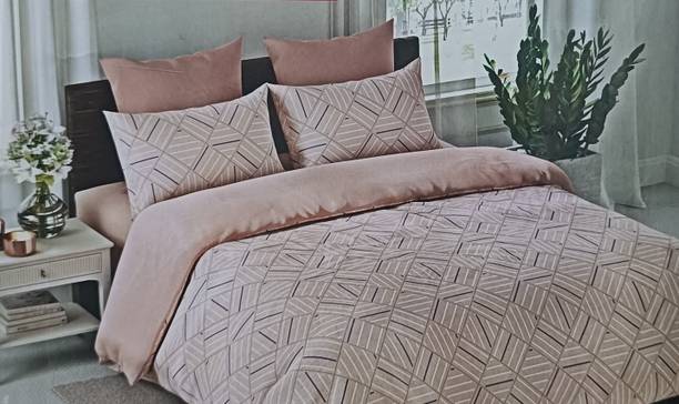 Raymond Home 200 TC Cotton Double Floral Flat Bedsheet