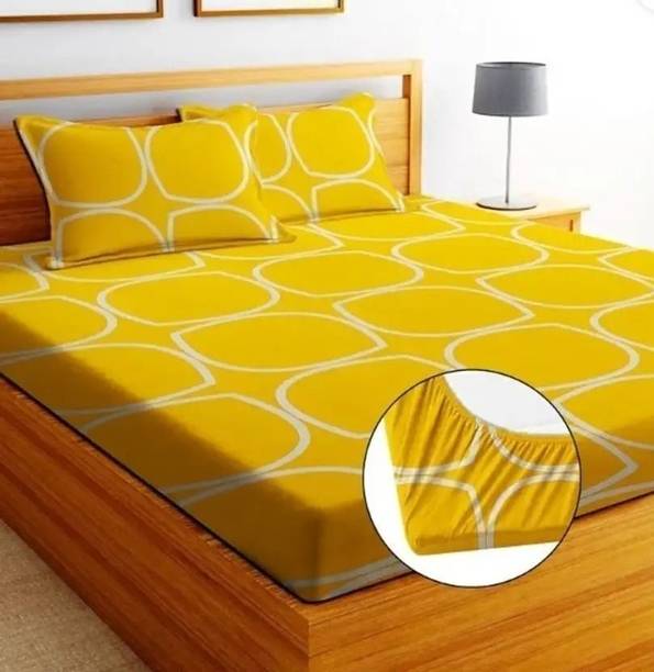 Premium Bedseet Polyester King Fitted (Elastic) 180 TC ...