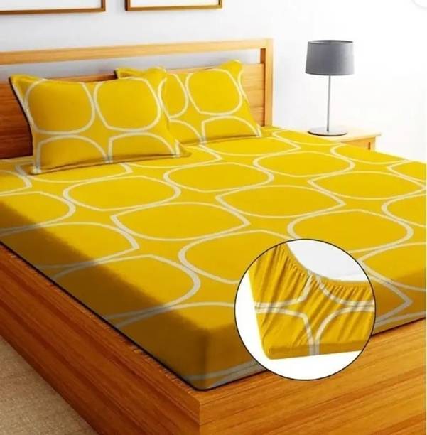 Premium Bedseet Polyester King Fitted (Elastic) 180 TC ...
