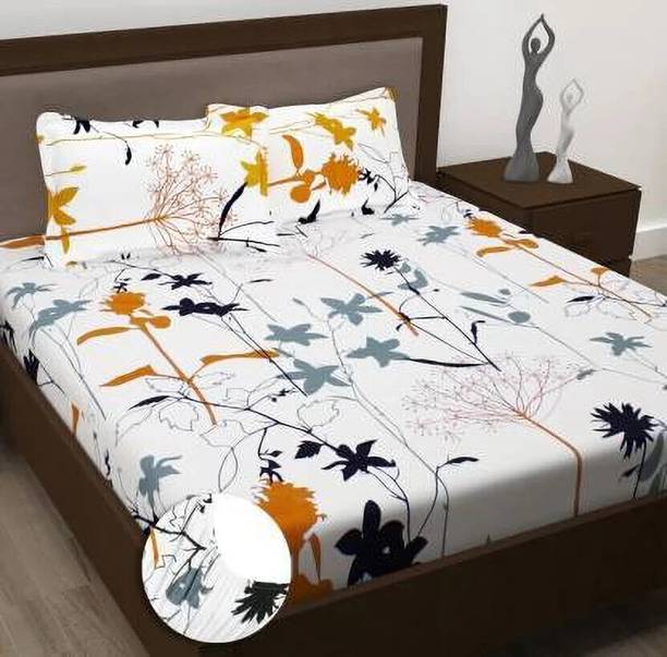 EXFAB Cotton King Fitted (Elastic) 244 TC Cartoon Bedsh...