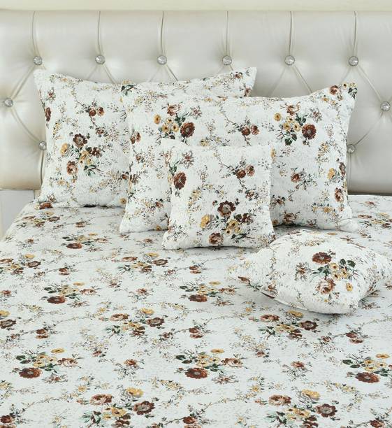 CLOVIS KRAFTS Cotton King Flat 240 TC Printed Bedsheet