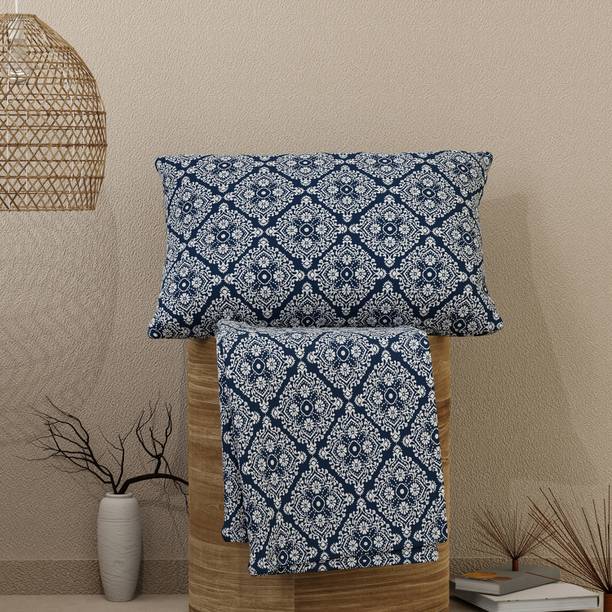 Layers 144 TC Cotton Single Printed Flat Bedsheet