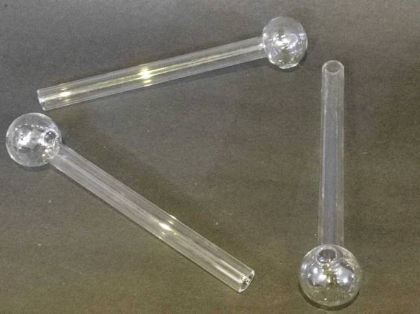 MFTONLINE MYFL-210 MFT 6 INCH CLEAR GLASS OIL PIPE SHOOTER.( PACK OF 3) Beer Bong Funnel