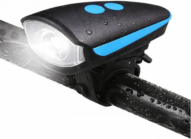 M MOD CON Rechargeable Bike Horn And Super Bright 250 Lumen Light 3 Modes Bell